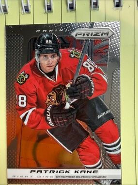 Panini Patrick Kane Hockey Card - Red and Black